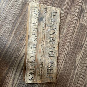 Francesca’s rustic wall sign!